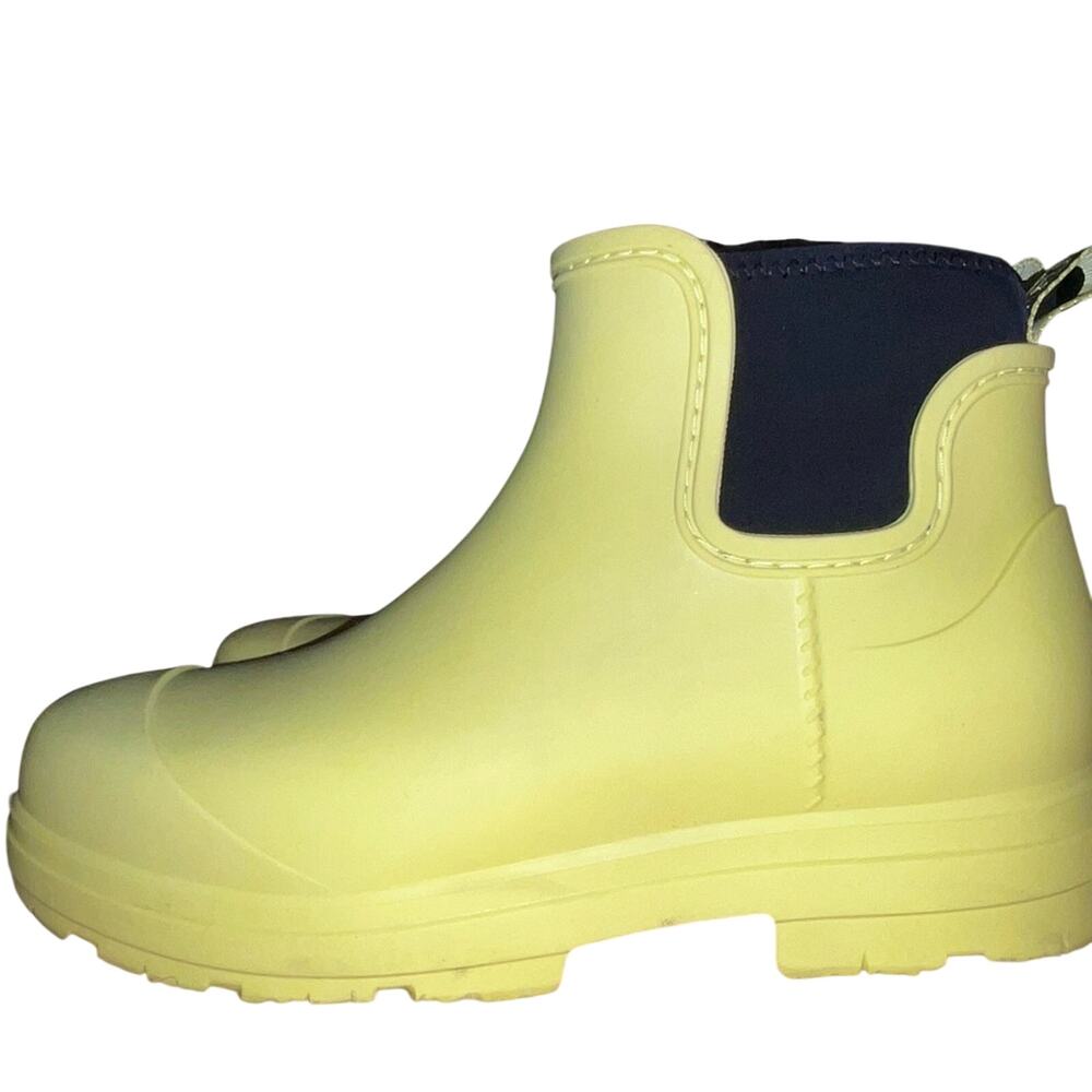 UGG Raindrop Waterproof Rain Boots - Margarita Yellow Size 9.5 LIKE NEW